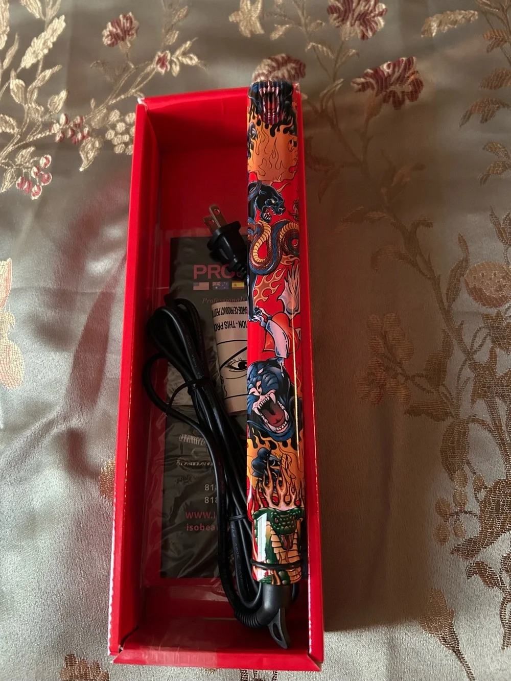 ISO Beauty Tattoo Hair Straightener